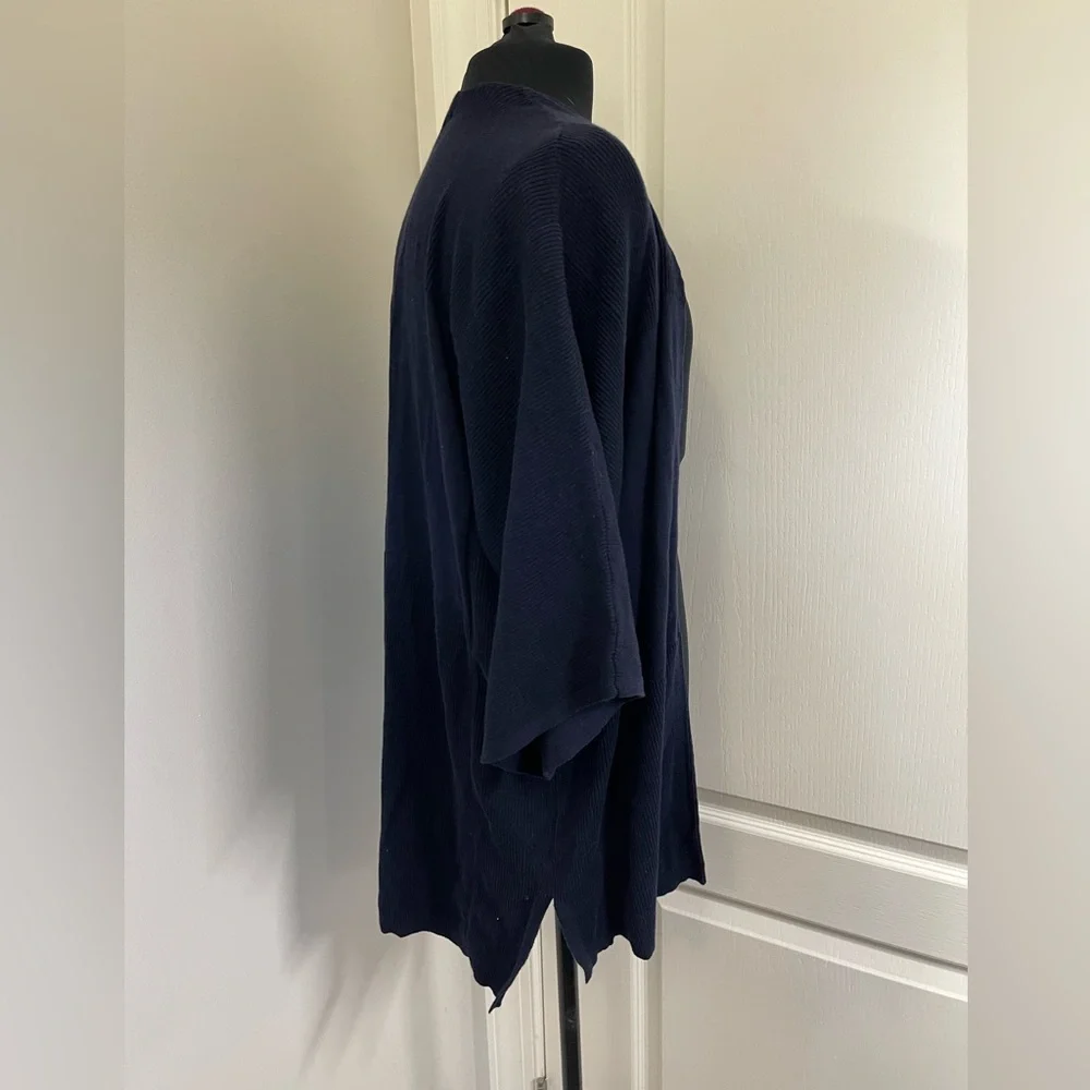 LOFT Women's Open Front Cardigan Sweater Navy Blue Size S Casual Fall   sku163